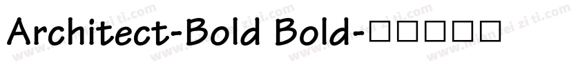 Architect-Bold Bold字体转换